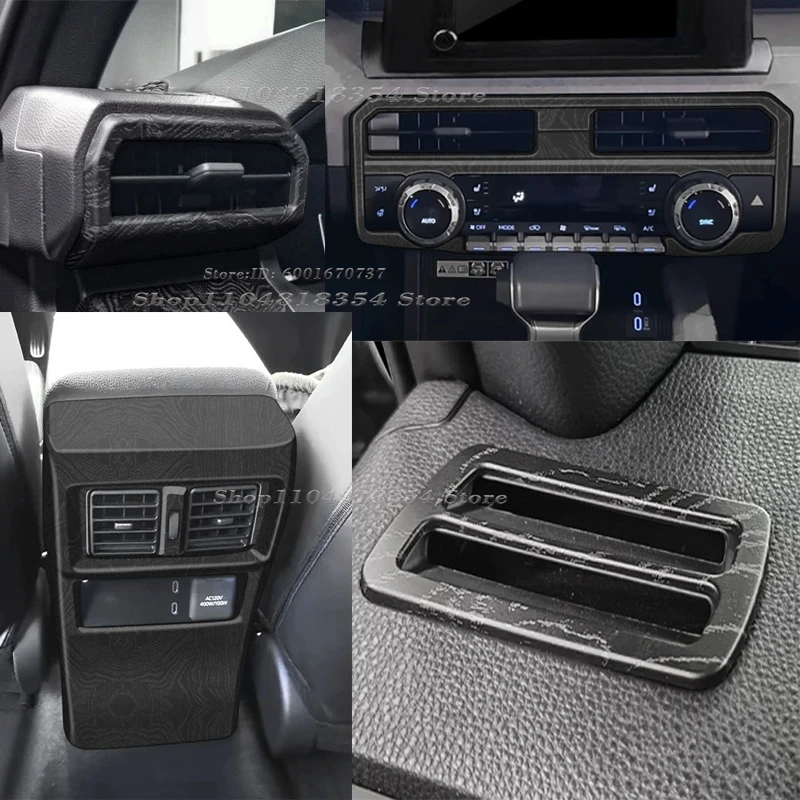 For Toyota 4Runner 4 Runner 2025 2026 ABS Black Wood Center Console Air conditioning Panel Cover Trim Sticker Auto Accessories
For Toyota 4Runner 4 Runner 2025 2026 ABS Black Wood Center Console Air conditioning Panel Cover Trim Sticker Auto Accessories