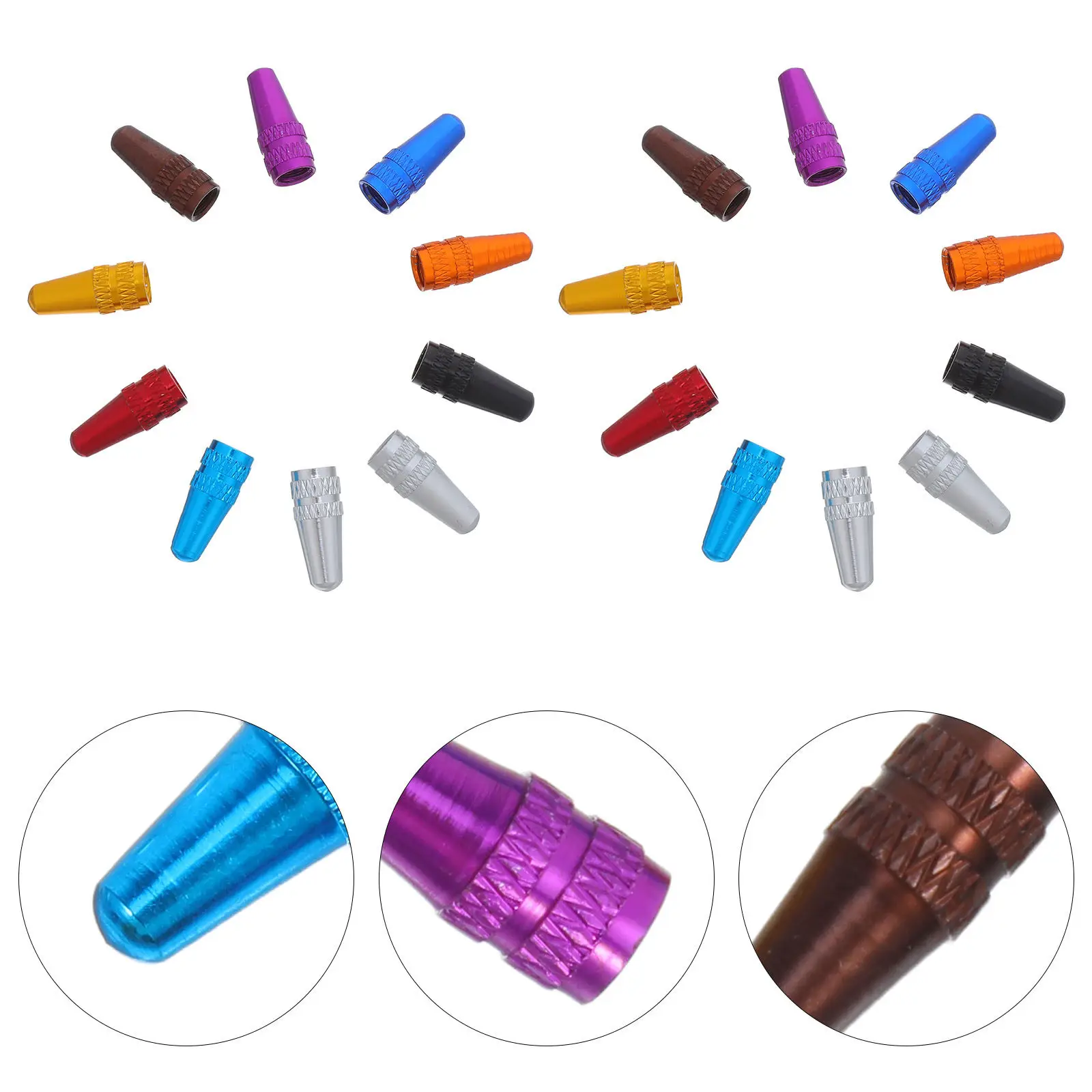 40Pcs French Valve Caps for Road and Mountain Bikes Stylish Vibrant Colors Quick Install Dust Proof Bike Tire Valve Covers
40Pcs French Valve Caps for Road and Mountain Bikes Stylish Vibrant Colors Quick Install Dust Proof Bike Tire Valve Covers