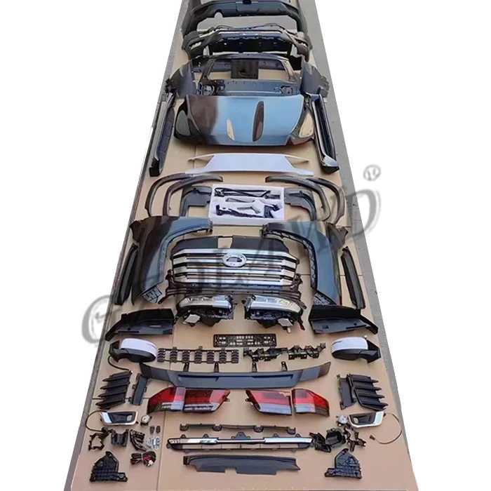 4x4 ABS передний бампер, передняя решетка, обновленный комплект кузова для Land Cruiser LC200, обновление до Lc300, комплекты кузова Abs
4x4 ABS передний бампер, передняя решетка, обновленный комплект кузова для Land Cruiser LC200, обновление до Lc300, комплекты кузова Abs