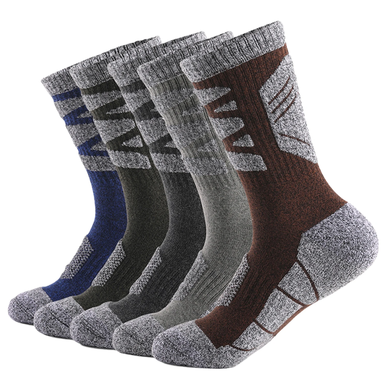 1/5 Pairs Thicker Warm Socks For Men Women , Super Thermal Hiking Man Socks Knitting Cotton Socks For Cold Weather Outdoor
1/5 Pairs Thicker Warm Socks For Men Women , Super Thermal Hiking Man Socks Knitting Cotton Socks For Cold Weather Outdoor