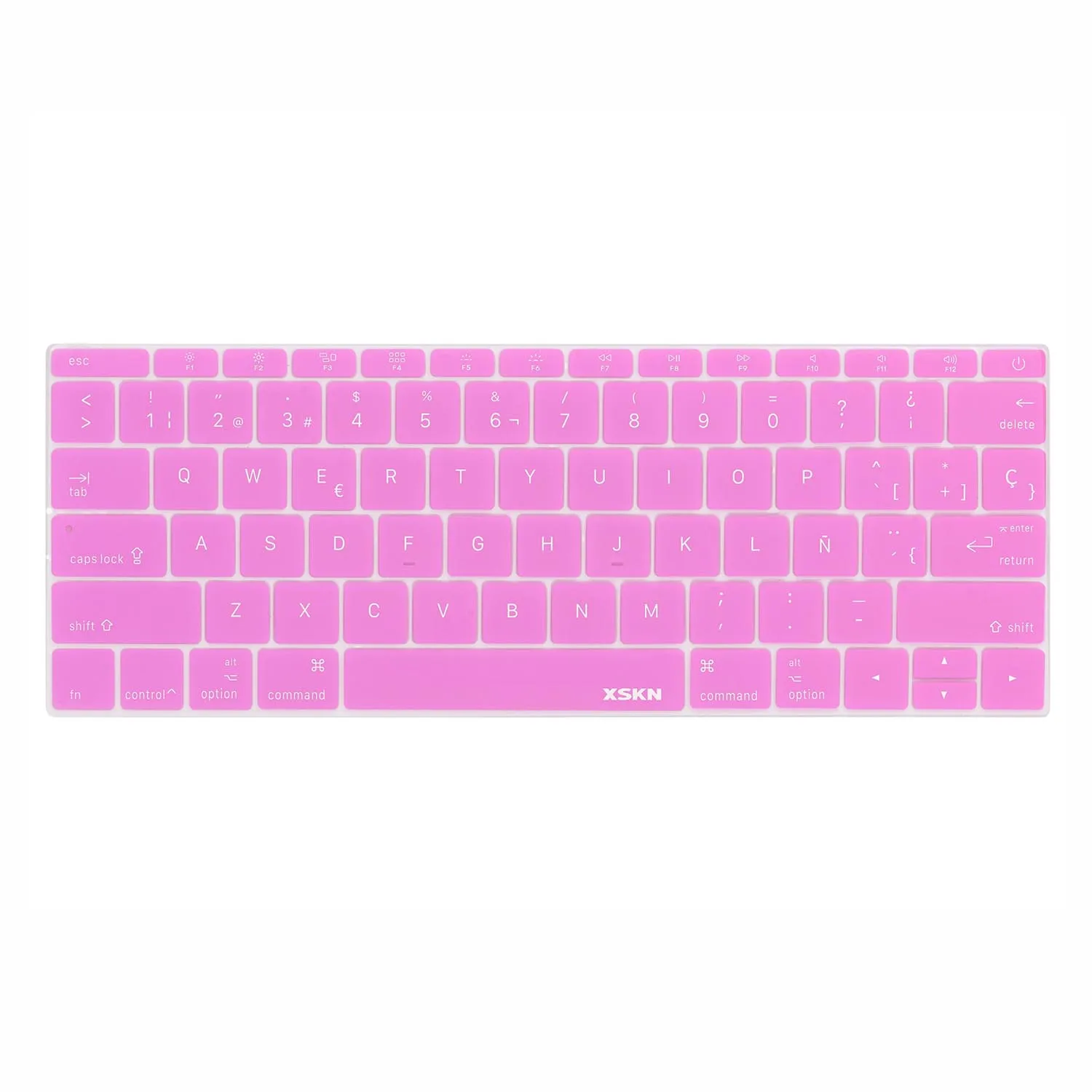 XSKN Spanish Pink Silicone Keyboard Cover for US Macbook 12 A1534 Macbook Pro 13.3 no Touch A1708 Laptop Keyboard Protector
XSKN Spanish Pink Silicone Keyboard Cover for US Macbook 12 A1534 Macbook Pro 13.3 no Touch A1708 Laptop Keyboard Protector