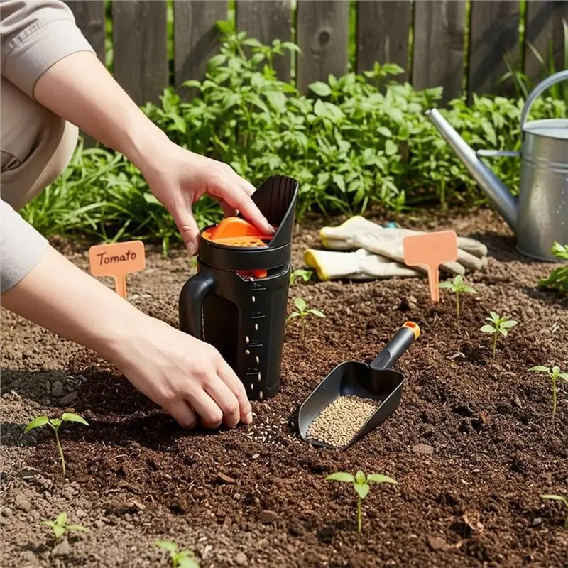 ALIM-Multifunctional Garden Spreader For Lawn Planting, Salt Spreading, And Snow Ice Melt- Ergonomic Design Includes A Shovel
ALIM-Multifunctional Garden Spreader For Lawn Planting, Salt Spreading, And Snow Ice Melt- Ergonomic Design Includes A Shovel