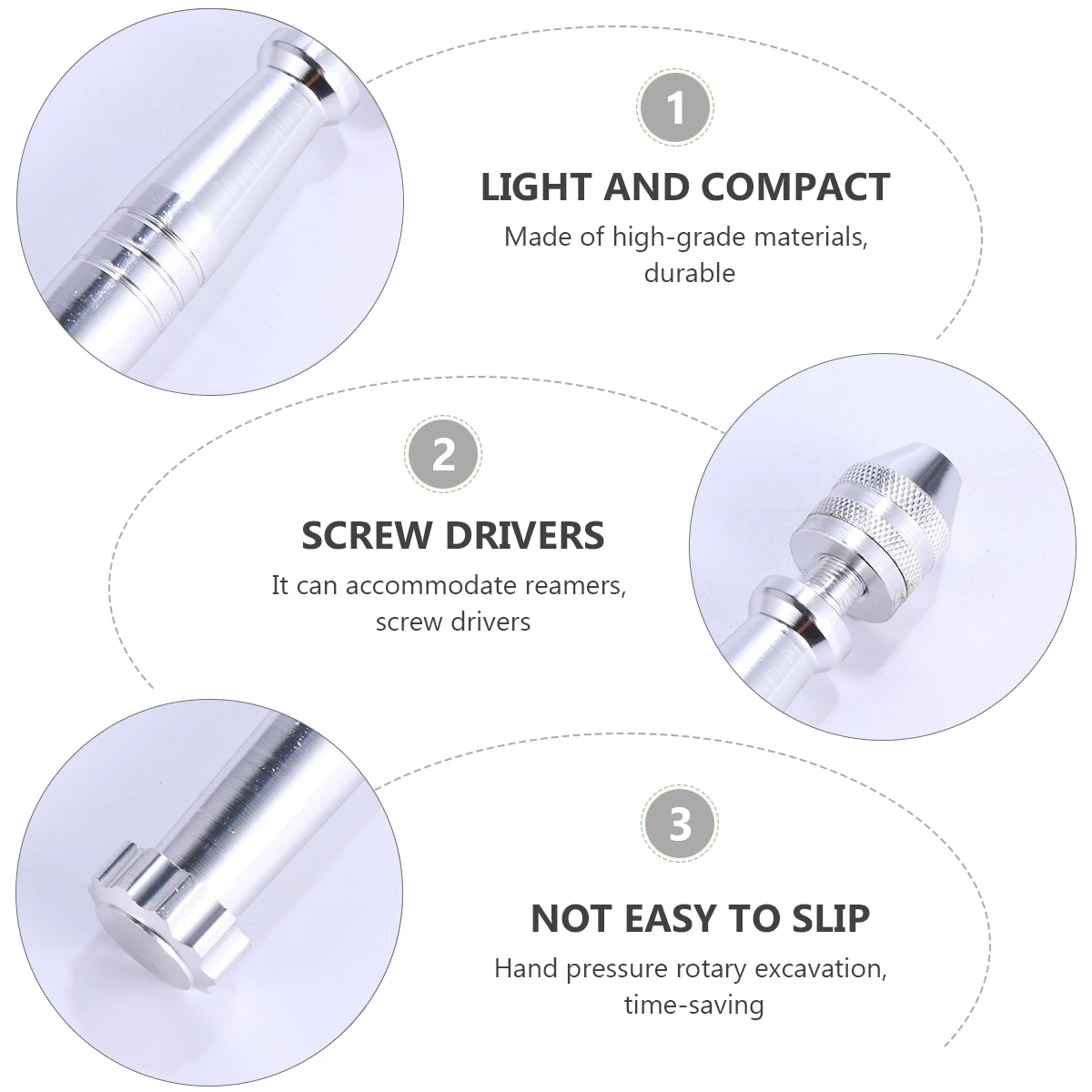 1 Set Aluminum Alloy Bit Hand For Jewelry Reamers Screwdriver Bits Small Wire Gauge Rotary Tool Drilling Kit
1 Set Aluminum Alloy Bit Hand For Jewelry Reamers Screwdriver Bits Small Wire Gauge Rotary Tool Drilling Kit