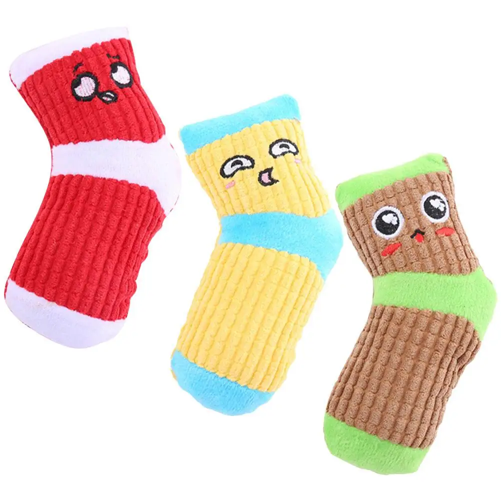 3 Pcs Dog Talking Toy Sounding Socks Shaped Bite-resistant Plush Adorable Vocalizing Baby Teeth Gnawing Biting
3 Pcs Dog Talking Toy Sounding Socks Shaped Bite-resistant Plush Adorable Vocalizing Baby Teeth Gnawing Biting