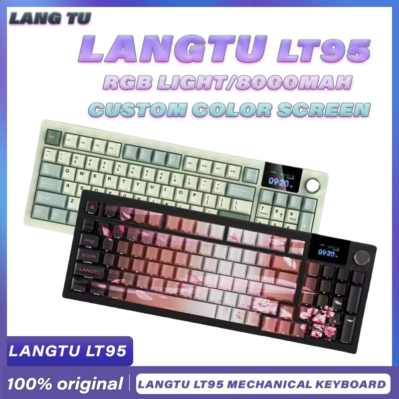 LANGTU LT95 mechanical Gaming keyboard Three mode Wireless Customized Office e-sports keyboard 95% in stock Gift 8000mah laptop
LANGTU LT95 mechanical Gaming keyboard Three mode Wireless Customized Office e-sports keyboard 95% in stock Gift 8000mah laptop