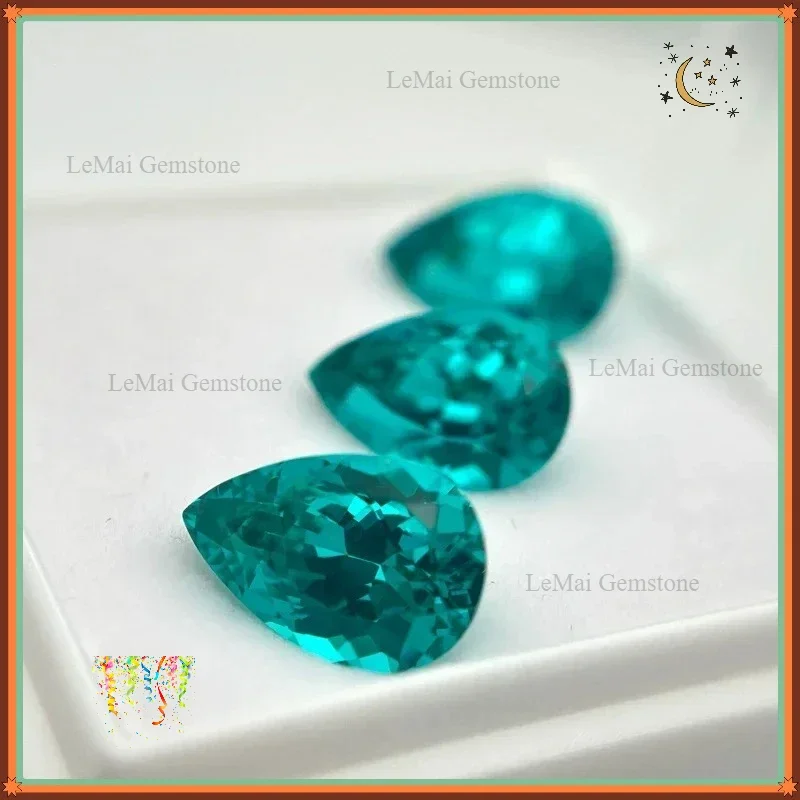 P P Paraiba Lab Grown Gemstone Charm Gemstone for DIY Advanced Jewelry
P P Paraiba Lab Grown Gemstone Charm Gemstone for DIY Advanced Jewelry
