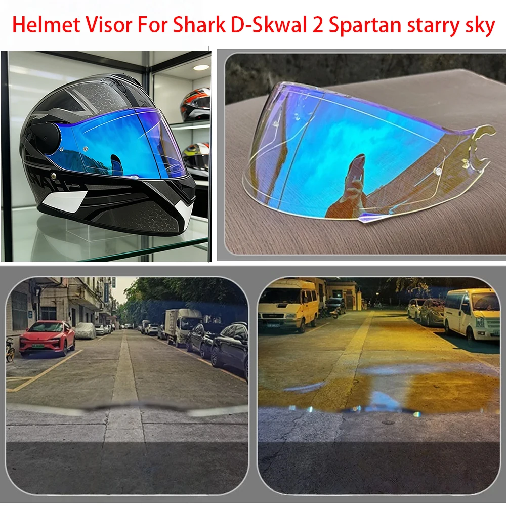 Uv Protected Helmet Visor For Shark D-Skwal 2 Spartan starry sky Motorcycle Helmet Visors Replacement Lens Accessories
Uv Protected Helmet Visor For Shark D-Skwal 2 Spartan starry sky Motorcycle Helmet Visors Replacement Lens Accessories