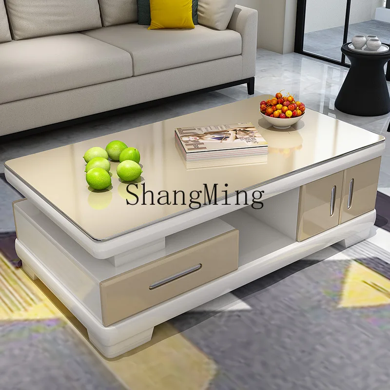 ZYY modern simple tempered glass surface household living room small apartment coffee table TV cabinet combination
ZYY modern simple tempered glass surface household living room small apartment coffee table TV cabinet combination