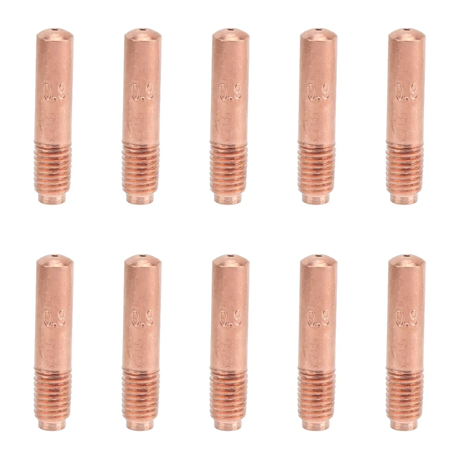10PCS 09mm Copper Conductive Nozzles for mig Welding Contact Tips Small Welding Accessories Tools
10PCS 09mm Copper Conductive Nozzles for mig Welding Contact Tips Small Welding Accessories Tools