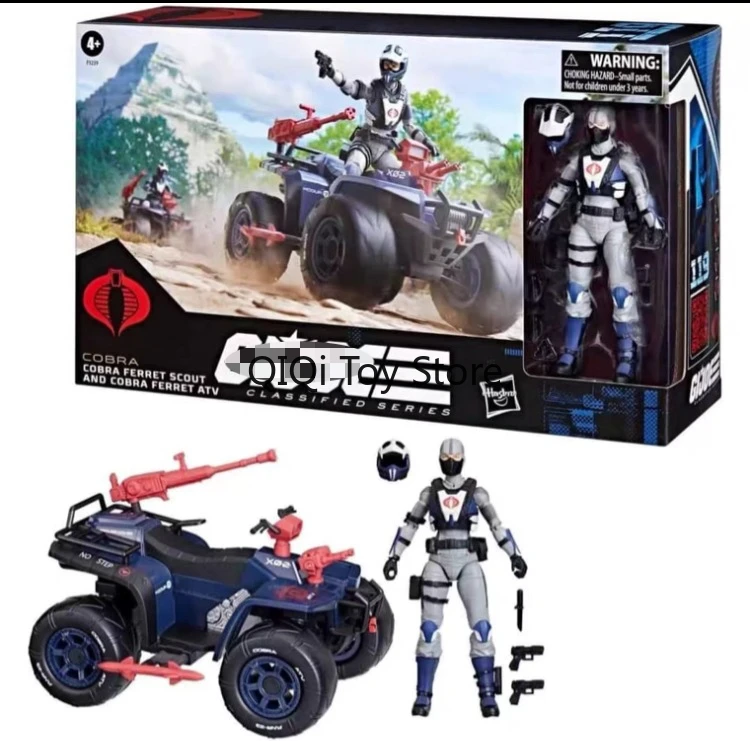 В наличии Набор для квадроциклов Hasbro Sablet Совершенно новый и нераспечатанный с куклой-солдата-змеи-кобры. 
В наличии Набор для квадроциклов Hasbro Sablet Совершенно новый и нераспечатанный с куклой-солдата-змеи-кобры.