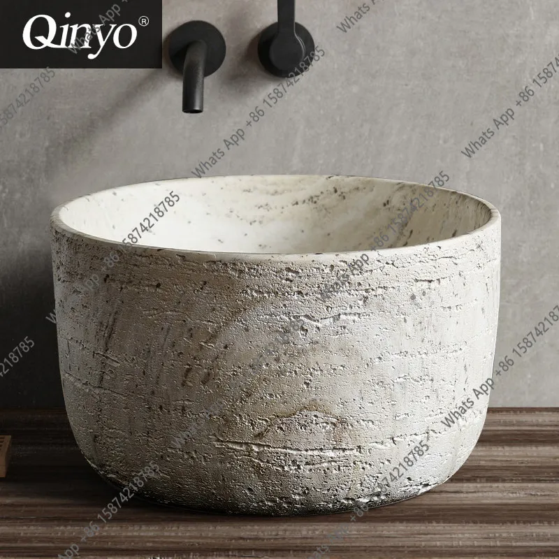 Zx Medieval Style Table Basin Wash Basin Designer High-end Creative Round Wash Basin Travertine Art Personalized Wash Table
Zx Medieval Style Table Basin Wash Basin Designer High-end Creative Round Wash Basin Travertine Art Personalized Wash Table