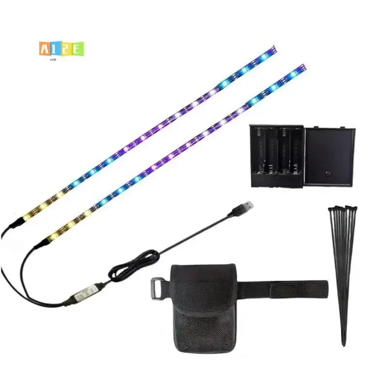 Светодиодные ленты A12E-RGB для скутеров, велосипедов, сигнальные огни для обеспечения безопасности, светильники на батарейках для ночной езды и гонок
Светодиодные ленты A12E-RGB для скутеров, велосипедов, сигнальные огни для обеспечения безопасности, светильники на батарейках для ночной езды и гонок