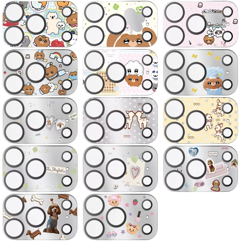 Cartoon Electroplated Camera Lens Protector for iPhone 17 Pro Max / 17 Pro Scratch Resistant Glass Rear Cover
Cartoon Electroplated Camera Lens Protector for iPhone 17 Pro Max / 17 Pro Scratch Resistant Glass Rear Cover