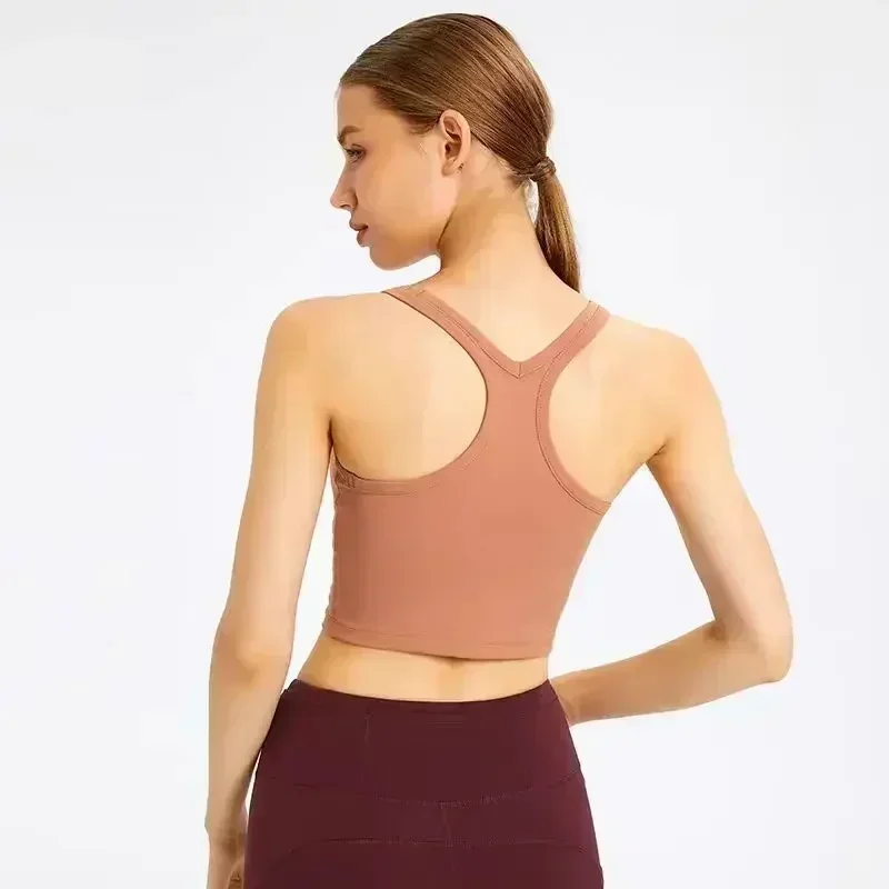 Lemon Women Cool Quick-drying Stretch Yoga Vest Elastic Casual Fitness Running Sport Underwear With Chest Pad Sport Bra Top
Lemon Women Cool Quick-drying Stretch Yoga Vest Elastic Casual Fitness Running Sport Underwear With Chest Pad Sport Bra Top
