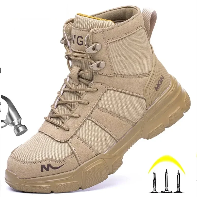 PopWork Boots Indestructible Safety Shoes Men Steel Toe Shoes Puncture-Proof Sneakers Women Non Slip Work Shoes Male Tactical Bo
PopWork Boots Indestructible Safety Shoes Men Steel Toe Shoes Puncture-Proof Sneakers Women Non Slip Work Shoes Male Tactical Bo