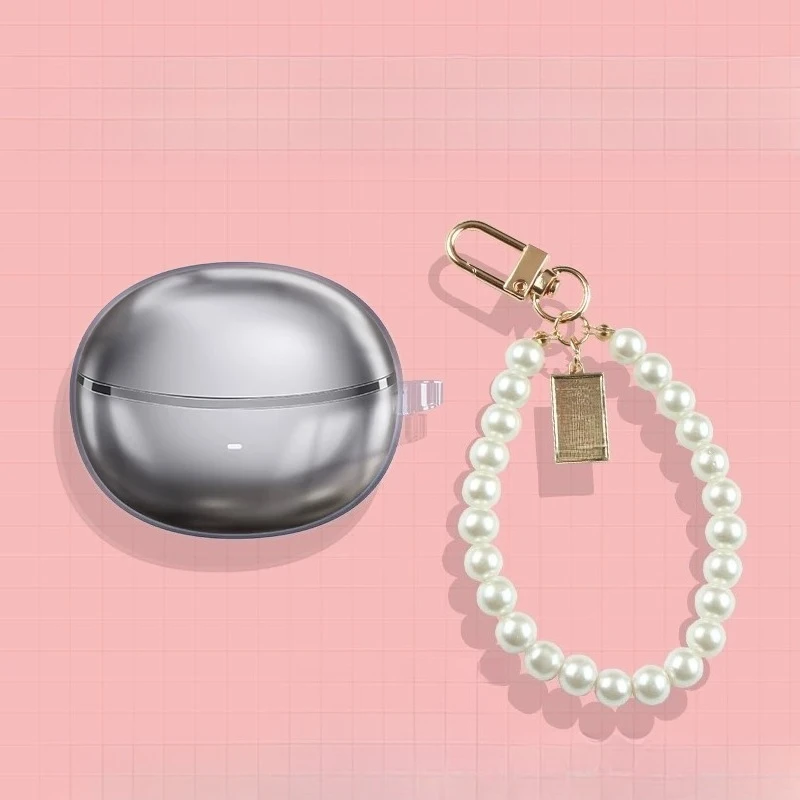 Silicone Earphone Case For QCY MeloBuds N70 Headphones Cute Pearl Bracelet Keychain Shockproof Soft Protective Cover
Silicone Earphone Case For QCY MeloBuds N70 Headphones Cute Pearl Bracelet Keychain Shockproof Soft Protective Cover