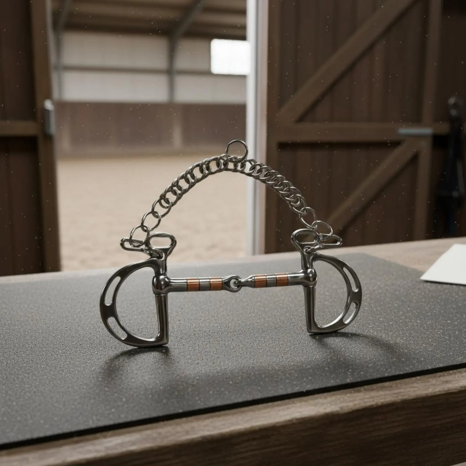 Kimberwicke Bit Curb Chain Stainless Steel Horse Bit for Horseback Riding, Training
Kimberwicke Bit Curb Chain Stainless Steel Horse Bit for Horseback Riding, Training