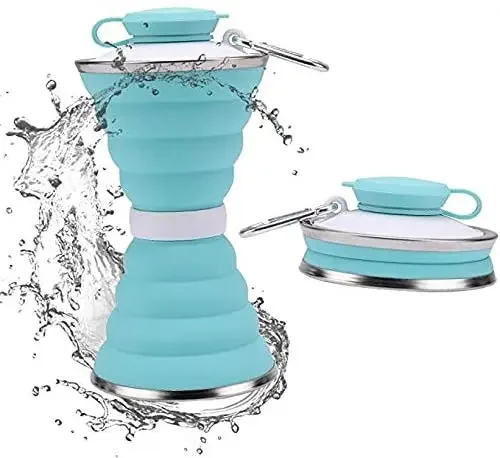 500ml Collapsible Foldable Water Bottle BPA Free Portable Reusable Leakproof Food-Grade Silicone Sports Travel Water Bottle Cup
500ml Collapsible Foldable Water Bottle BPA Free Portable Reusable Leakproof Food-Grade Silicone Sports Travel Water Bottle Cup