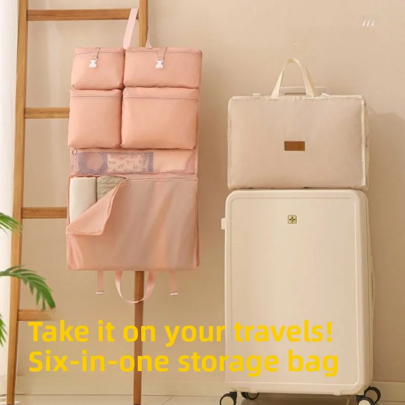 Six-In-One Travel Storage Bag Lage Clothes Underwear Separate Paaging Travel Busin Trip Clothes Organizer Bag
Six-In-One Travel Storage Bag Lage Clothes Underwear Separate Paaging Travel Busin Trip Clothes Organizer Bag