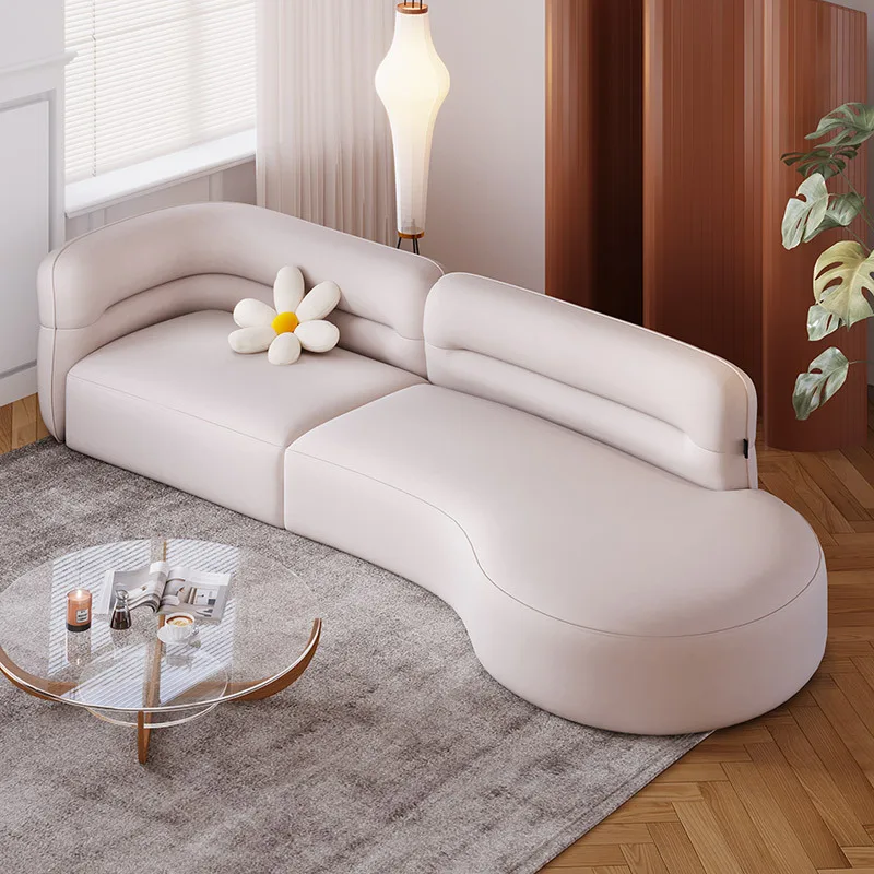 Special-shaped sofa hotel lobby light luxury curved living room small apartment
Special-shaped sofa hotel lobby light luxury curved living room small apartment