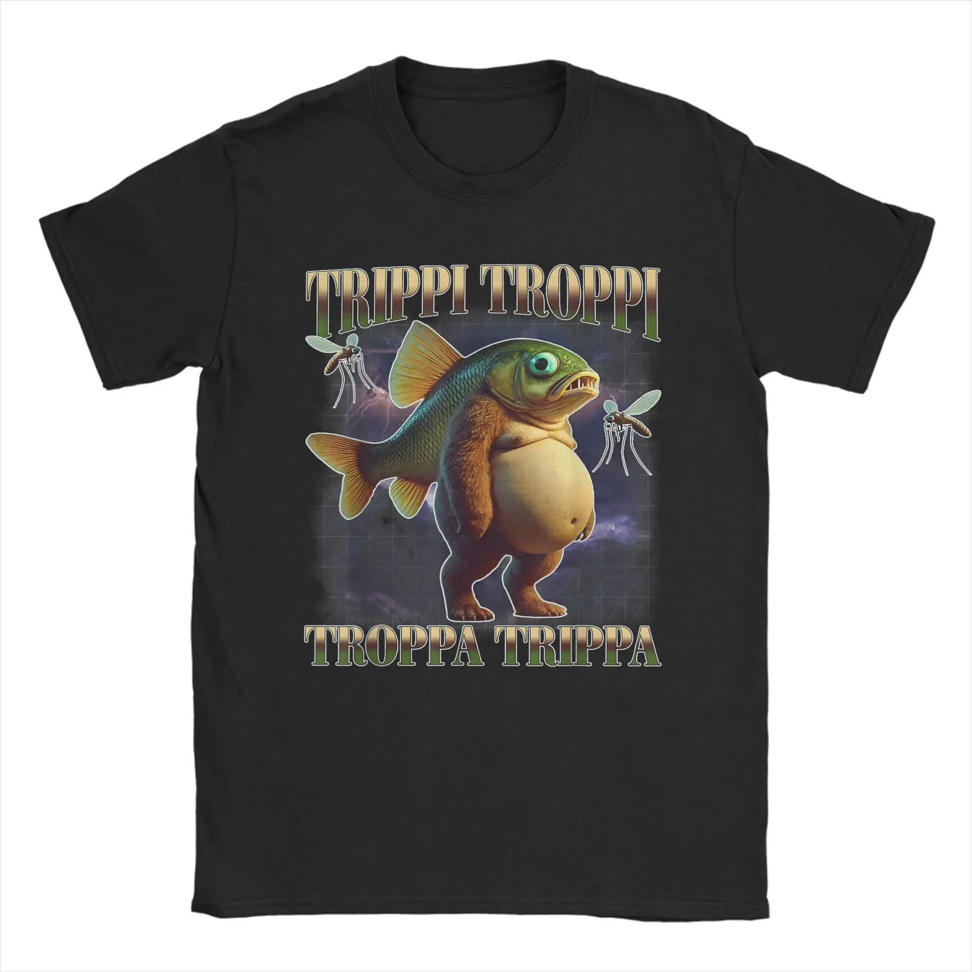 Trippi Troppi Fish Italian Brainrot Meme Футболка Мужская футболка из чистого хлопка Футболка с круглым вырезом Одежда с короткими рукавами 4XL 5XL
Trippi Troppi Fish Italian Brainrot Meme Футболка Мужская футболка из чистого хлопка Футболка с круглым вырезом Одежда с короткими рукавами 4XL 5XL