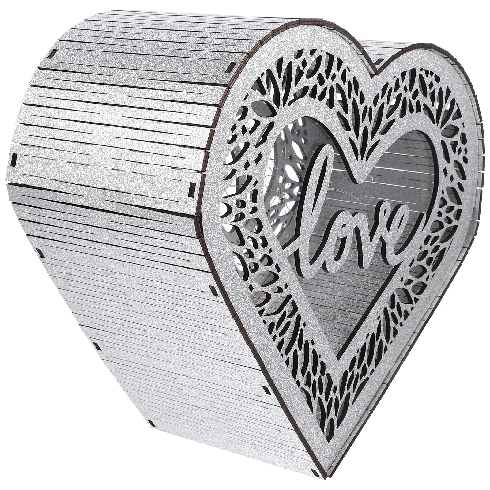 Heart Shaped Wedding Card Box Envelopes Holder Large Greeting Cards Container Capacity Greeting Cards Container Hollow Storage
Heart Shaped Wedding Card Box Envelopes Holder Large Greeting Cards Container Capacity Greeting Cards Container Hollow Storage