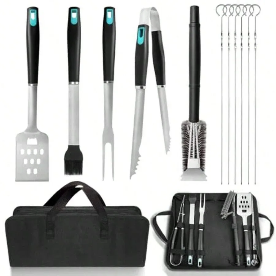 【New style】5-Piece Grill Tools Set Eavy Duty BBQ N Wit Extra Toug Wire Tula Tongs K And Ting Outdoor Grilling Accessories And G
【New style】5-Piece Grill Tools Set Eavy Duty BBQ N Wit Extra Toug Wire Tula Tongs K And Ting Outdoor Grilling Accessories And G