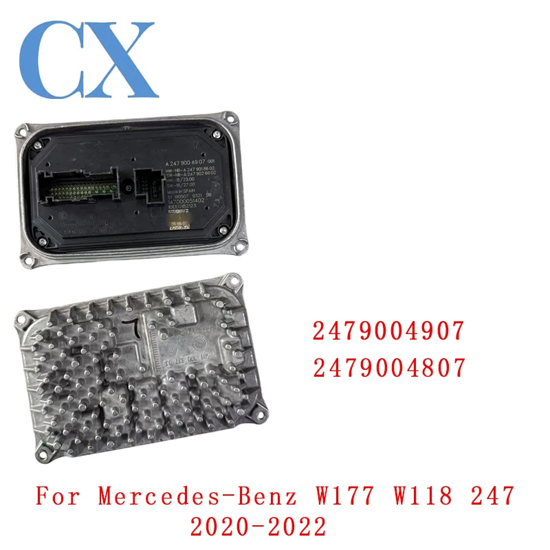 2479004807 2479004907 Headlight LED Driver Module Original For Mercedes-Benz A class W177 W118 GLA CLA Car Accessories
2479004807 2479004907 Headlight LED Driver Module Original For Mercedes-Benz A class W177 W118 GLA CLA Car Accessories