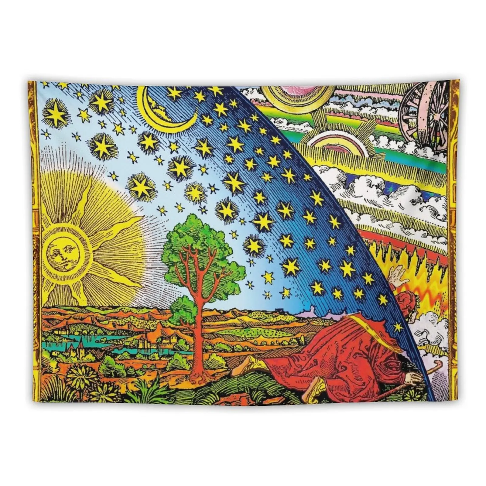 Flammarion engraving in Color Tapestry Christmas Decoration Aesthetic Room Decor Home Decorating Tapestry
Flammarion engraving in Color Tapestry Christmas Decoration Aesthetic Room Decor Home Decorating Tapestry