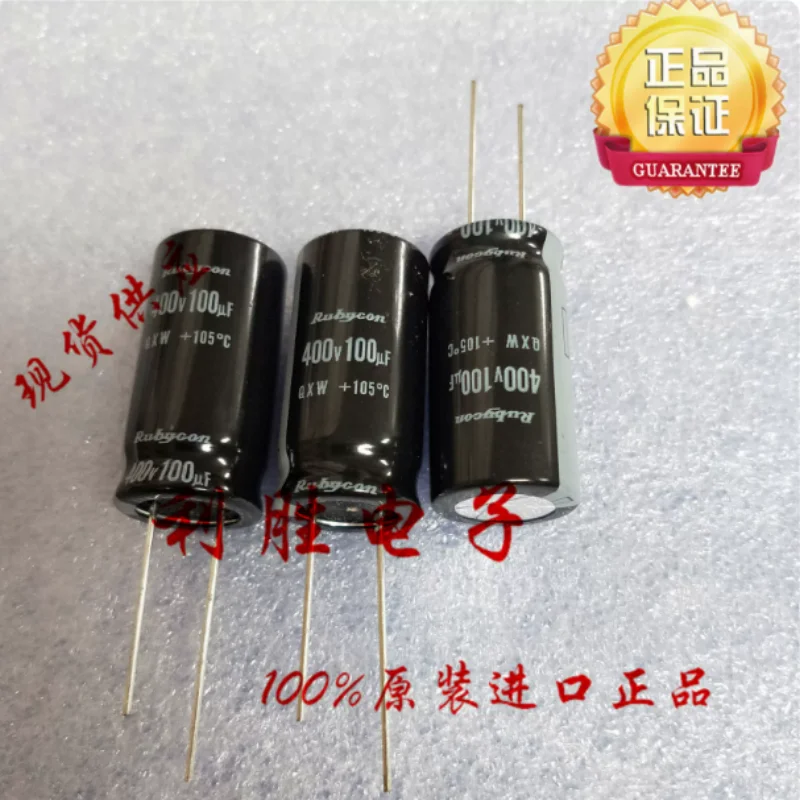 10PCS-100PCS 100UF 400V Japanese Ruby RUBYCON electrolytic capacitor 400V100UF 16 * 32 QXW
10PCS-100PCS 100UF 400V Japanese Ruby RUBYCON electrolytic capacitor 400V100UF 16 * 32 QXW
