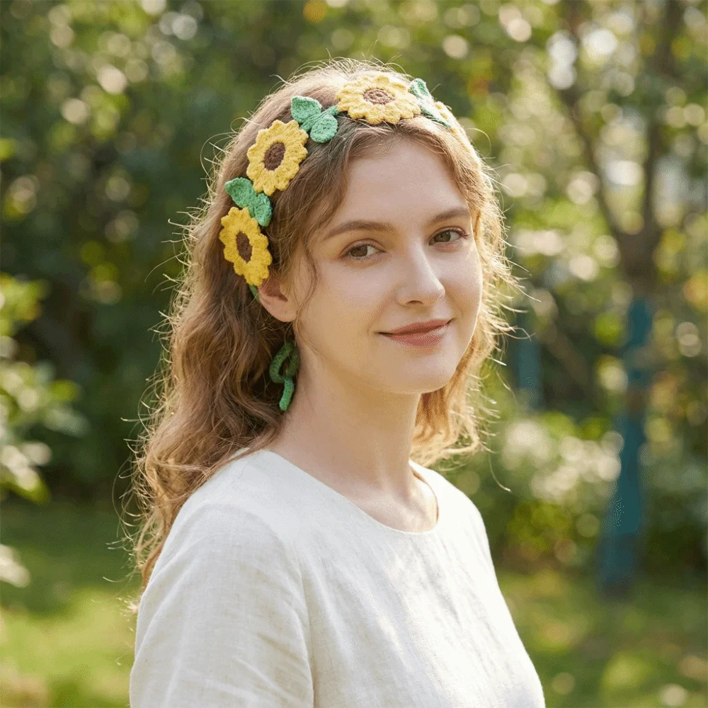 Vintage Countryside Style Crochet Hair Bands French Crochet Texture Flower Hair Bands Headwrap Knit Fabric Hair Scarf Girl
Vintage Countryside Style Crochet Hair Bands French Crochet Texture Flower Hair Bands Headwrap Knit Fabric Hair Scarf Girl