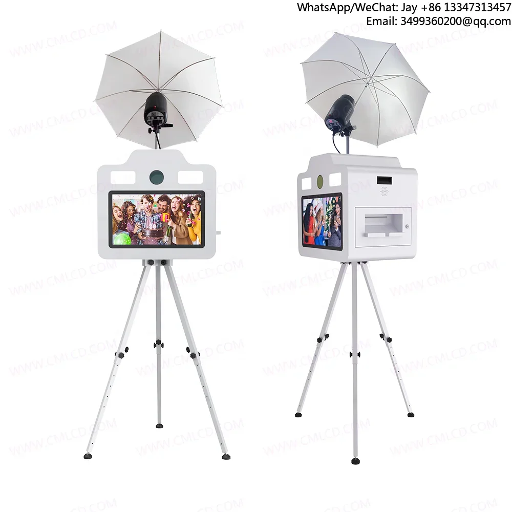Beautiful Photobooth Sharing Station Tripod Stand Wedding Selfie Photobooth Party Rental Photo Booth With Lcd Touch Screen
Beautiful Photobooth Sharing Station Tripod Stand Wedding Selfie Photobooth Party Rental Photo Booth With Lcd Touch Screen