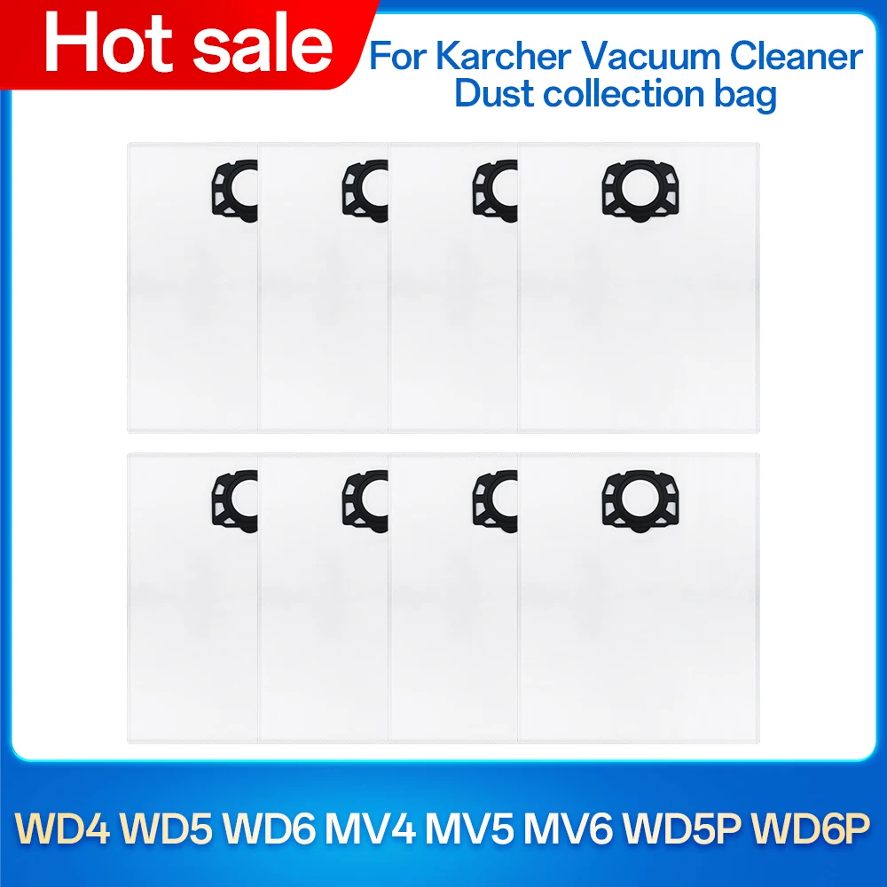 Dust bags For Karcher WD4 WD5 WD6 MV4 MV5 MV6 Robot Vacuums Cleaner Dust Bags Disposable Non-Woven Filter Bags Accessories
Dust bags For Karcher WD4 WD5 WD6 MV4 MV5 MV6 Robot Vacuums Cleaner Dust Bags Disposable Non-Woven Filter Bags Accessories