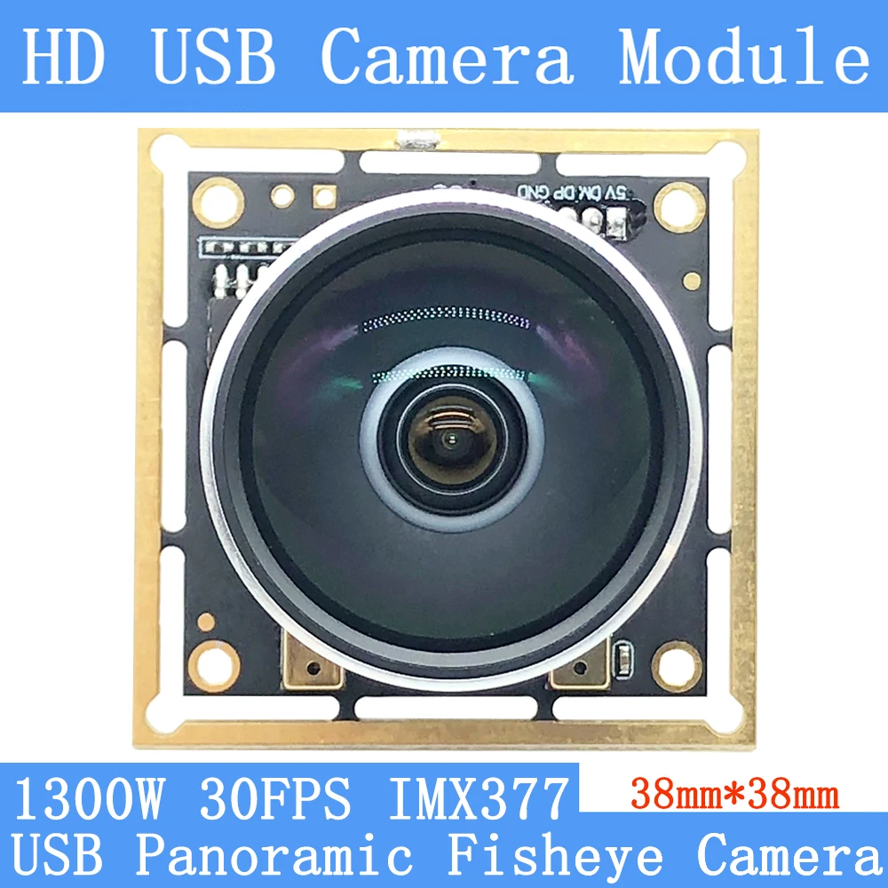 360° Panoramic Fisheye 30FPS USB Camera Module Webcam CCTV High Resolution 4K 3840x2880 IMX377 UVC Driver Support Audio
360° Panoramic Fisheye 30FPS USB Camera Module Webcam CCTV High Resolution 4K 3840x2880 IMX377 UVC Driver Support Audio