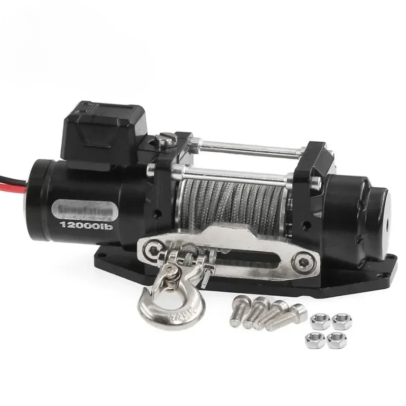 1/10 RC Crawler Metal Winch for Heavy Duty Electric Winch with Remote | Waterproof Upgraded Parts
1/10 RC Crawler Metal Winch for Heavy Duty Electric Winch with Remote | Waterproof Upgraded Parts