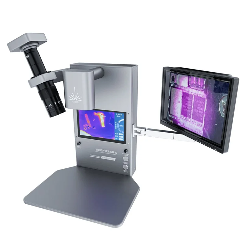 LY IR777 2IN1 Intelligent Thermal Imager Analyzer BGA Rework Station Built-in Laser Heating De-soldering Mobile Repair
LY IR777 2IN1 Intelligent Thermal Imager Analyzer BGA Rework Station Built-in Laser Heating De-soldering Mobile Repair