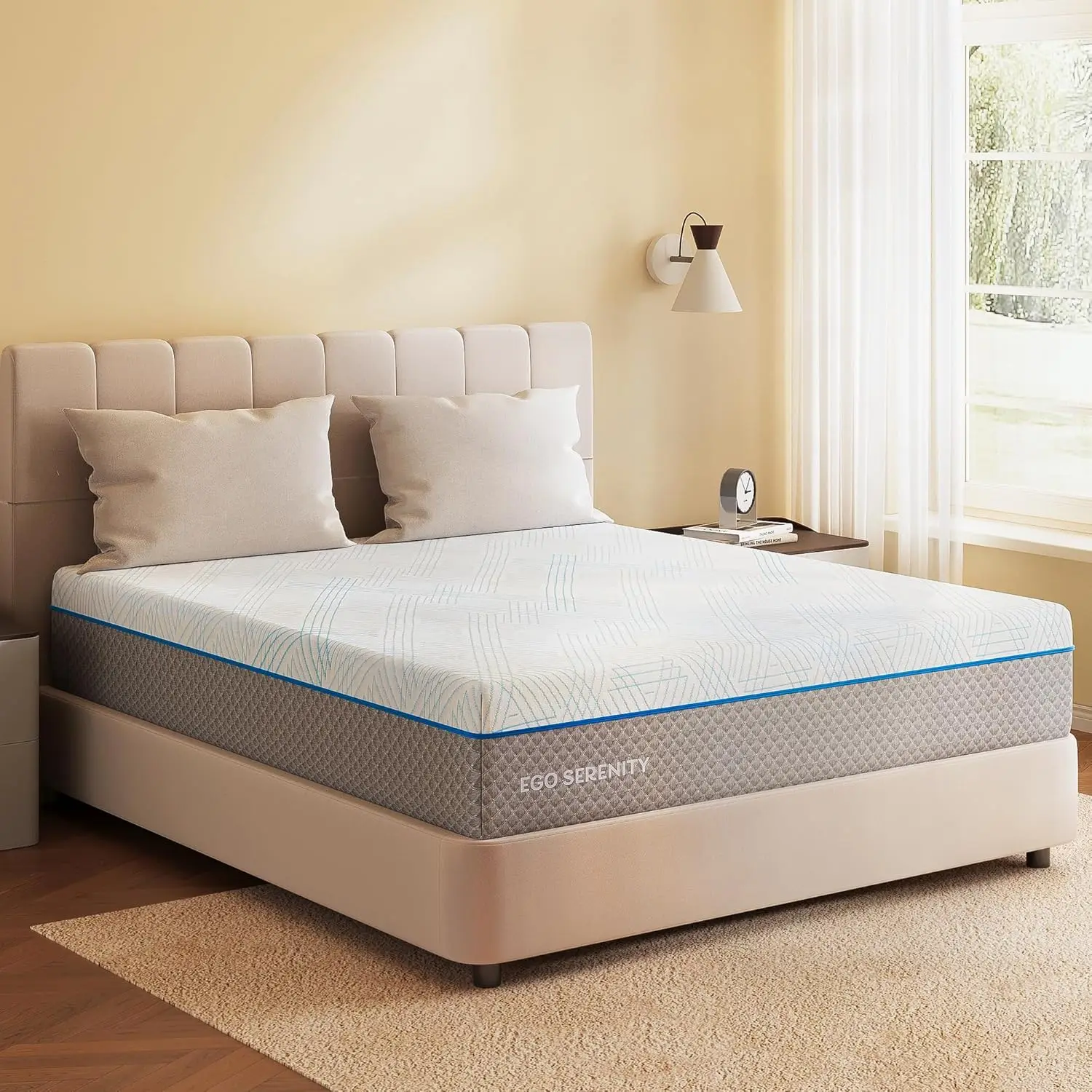14 Inch King Memory Foam Mattress with Green Tea Gel,Bed in a Box,Medium Firm for Pressure Relief and Back, Customized
14 Inch King Memory Foam Mattress with Green Tea Gel,Bed in a Box,Medium Firm for Pressure Relief and Back, Customized