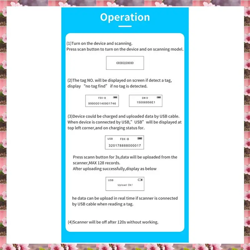 134.2Khz Dog Cat Reader For Animal Ear Tag Glass Chip RFID Handheld Microchip Reader Scanner For Pet Animals Easy Install B
134.2Khz Dog Cat Reader For Animal Ear Tag Glass Chip RFID Handheld Microchip Reader Scanner For Pet Animals Easy Install B