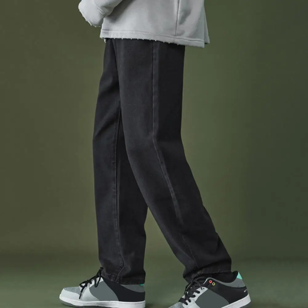 Male Denim Bottoms Stylish Men's Summer Denim Pants with Wide Leg Design Pockets Casual Mid-rise Jeans for A Trendy Look Men
Male Denim Bottoms Stylish Men's Summer Denim Pants with Wide Leg Design Pockets Casual Mid-rise Jeans for A Trendy Look Men