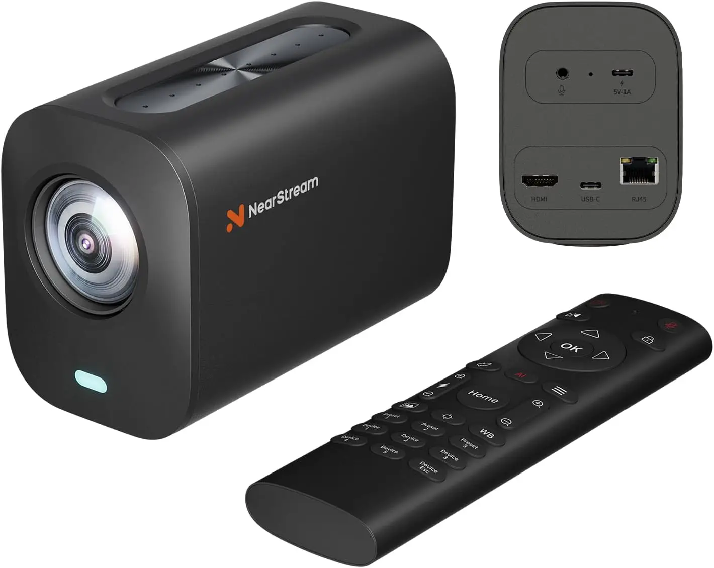 4K USB Streaming Camera with 40X Hybrid Zoom, 8 Noise-Canceling Mics, Remote Control, HDMI/USB/RJ45 Output, Multi-Cam Ready for Education, Conference, Worship & Live Event, OBS/Zoom, Black
4K USB Streaming Camera with 40X Hybrid Zoom, 8 Noise-Canceling Mics, Remote Control, HDMI/USB/RJ45 Output, Multi-Cam Ready for Education, Conference, Worship & Live Event, OBS/Zoom, Black