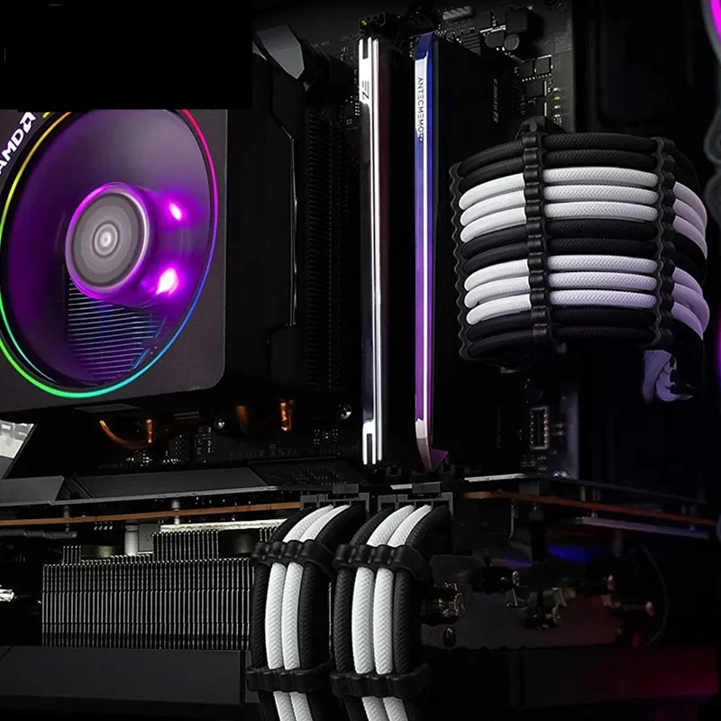 Комплект удлинительных кабелей блока питания с корпусом ПК ATX Шнур питания 4 в 1 18AWG ATX 24Pin/VGA 6+2P/ CPU 4+4Pin Удлинитель передачи данных
Комплект удлинительных кабелей блока питания с корпусом ПК ATX Шнур питания 4 в 1 18AWG ATX 24Pin/VGA 6+2P/ CPU 4+4Pin Удлинитель передачи данных