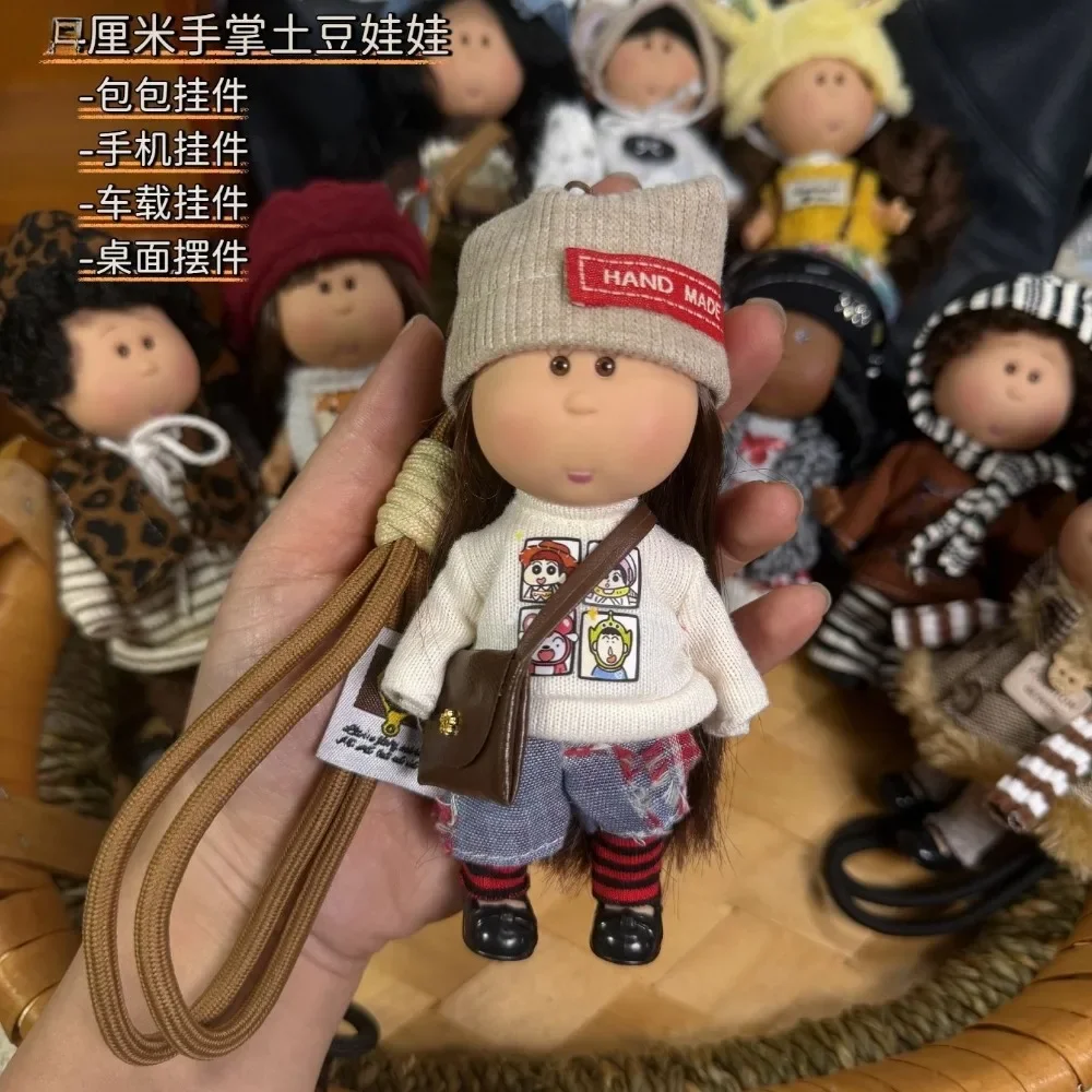 12CM Spanish Potato Doll Mia Rubber Doll with Moveable Joints Hanging Decoration Small Doll DIY Handmade Puppet 2026
12CM Spanish Potato Doll Mia Rubber Doll with Moveable Joints Hanging Decoration Small Doll DIY Handmade Puppet 2026