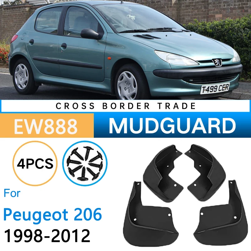 4x автомобильные брызговики для Peugeot 206 2012-1998 1999 2000 2001 2002 2003 передние задние колеса брызговики брызговики крыло
4x автомобильные брызговики для Peugeot 206 2012-1998 1999 2000 2001 2002 2003 передние задние колеса брызговики брызговики крыло