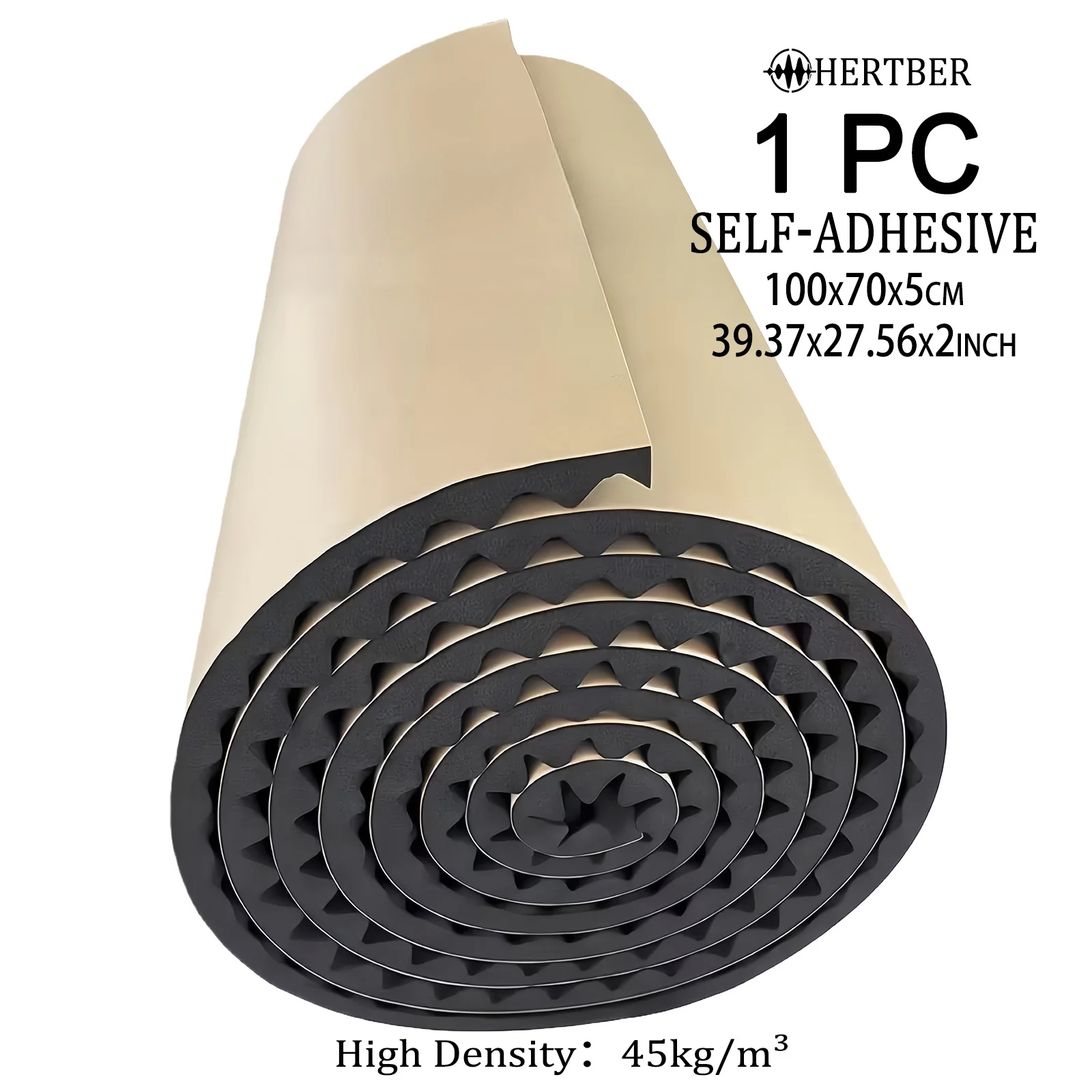 Car Sound Deadening Mat Self Adhesive Black Foam Roll 100x70x5cm Universal wall Heat Noise Insulation Acoustic Sound Barrier Pad
Car Sound Deadening Mat Self Adhesive Black Foam Roll 100x70x5cm Universal wall Heat Noise Insulation Acoustic Sound Barrier Pad