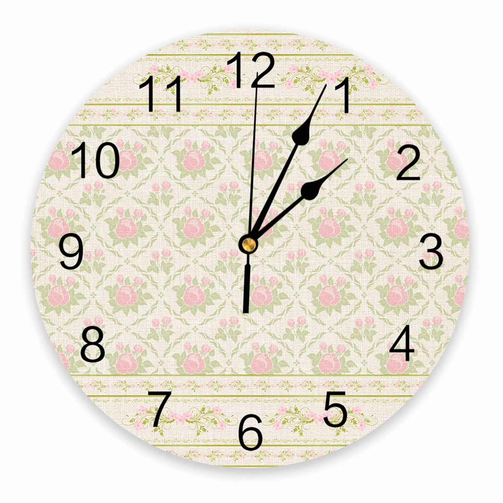 Pastoral Style Flowers Plants PVC Wall Clock Bedroom Decoration Wall Clock Modern Design Home Decore Wall Digital Clock
Pastoral Style Flowers Plants PVC Wall Clock Bedroom Decoration Wall Clock Modern Design Home Decore Wall Digital Clock