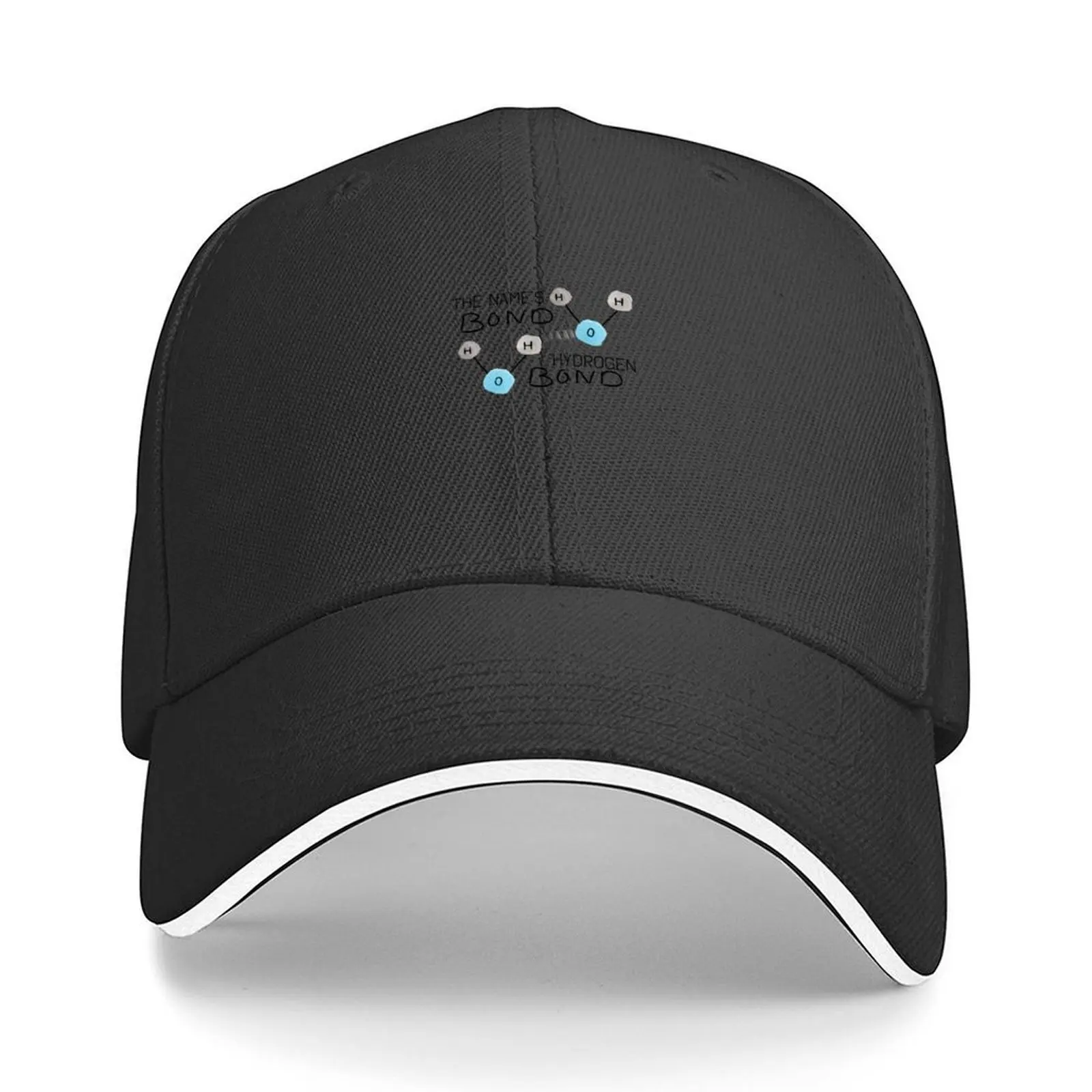 The Name&x27;s Bond Hydrogen Bond Classic T-Shirt Baseball Cap Hat Luxury Brand New Hat Brand Man cap sun hat Female Men's
The Name&x27;s Bond Hydrogen Bond Classic T-Shirt Baseball Cap Hat Luxury Brand New Hat Brand Man cap sun hat Female Men's