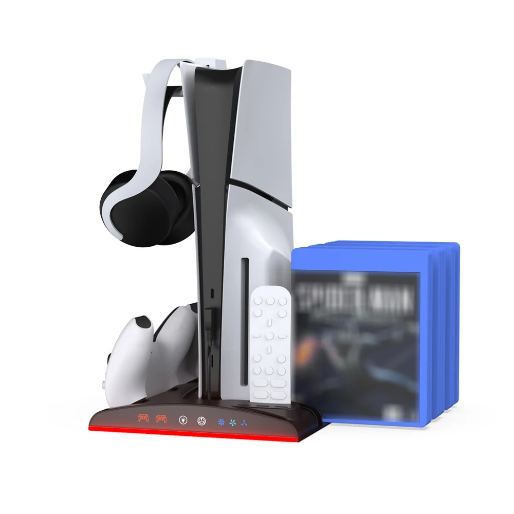 DOBE Cooling&Charging Stand TP5-3570D for PS5/PS5 Slim/PS5 Pro with 3-Speed Fan,Charger Dock for PS5 Disc/Digital Edition
DOBE Cooling&Charging Stand TP5-3570D for PS5/PS5 Slim/PS5 Pro with 3-Speed Fan,Charger Dock for PS5 Disc/Digital Edition
