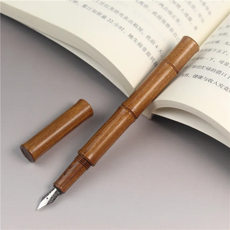 Blaoye Ebony Bamboo Fountain Pen F 0.5MM Nib Wooden Calligraphy Pens Art Pen Gift Office Stationery Pens for Writing Smooth Pen
Blaoye Ebony Bamboo Fountain Pen F 0.5MM Nib Wooden Calligraphy Pens Art Pen Gift Office Stationery Pens for Writing Smooth Pen