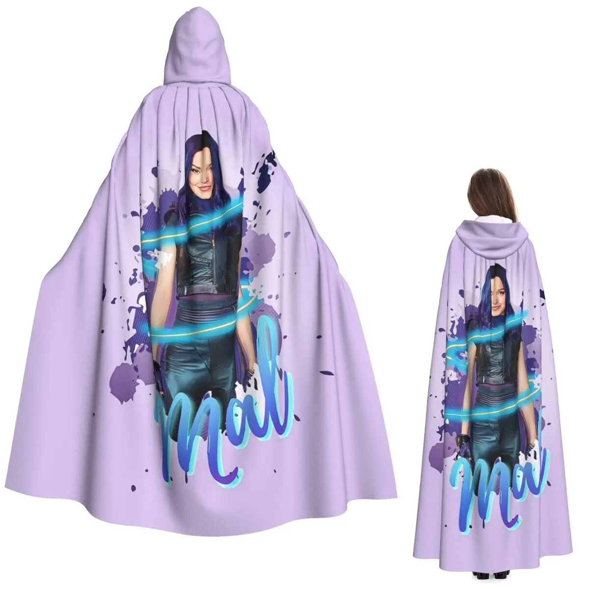 Mal Descendants 3 Long Hooded Cloak Witch Medieval Costume Cosplay Cape HalloweenParty Adult Unisex
Mal Descendants 3 Long Hooded Cloak Witch Medieval Costume Cosplay Cape HalloweenParty Adult Unisex