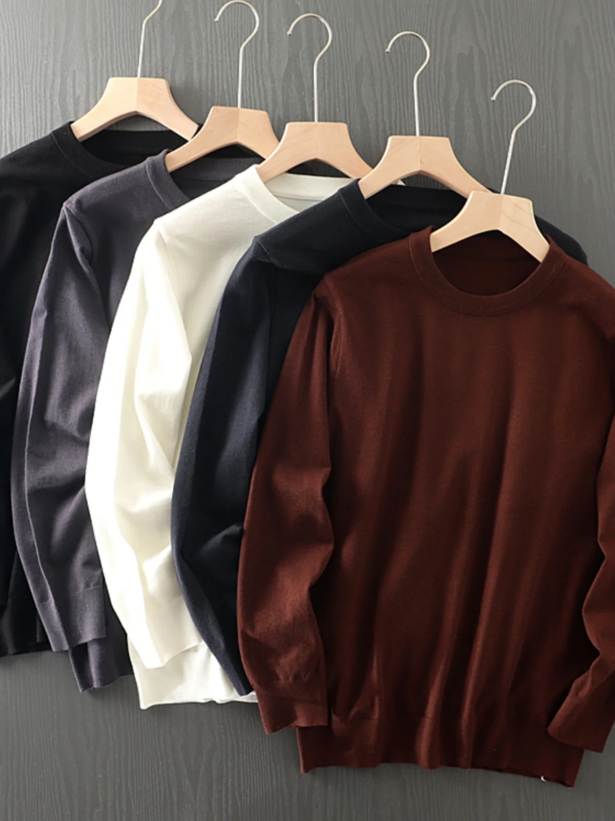 High Elastici round Ne Knitwear Men's Base Layer Color Versatile Autumn Winter Pullover Sweater Cany Tailored
High Elastici round Ne Knitwear Men's Base Layer Color Versatile Autumn Winter Pullover Sweater Cany Tailored